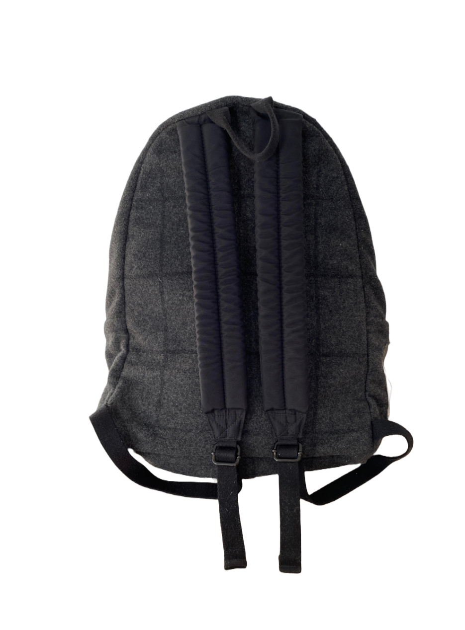 Raf Simons 08 x Eastpak Grey Wool Patch backpack