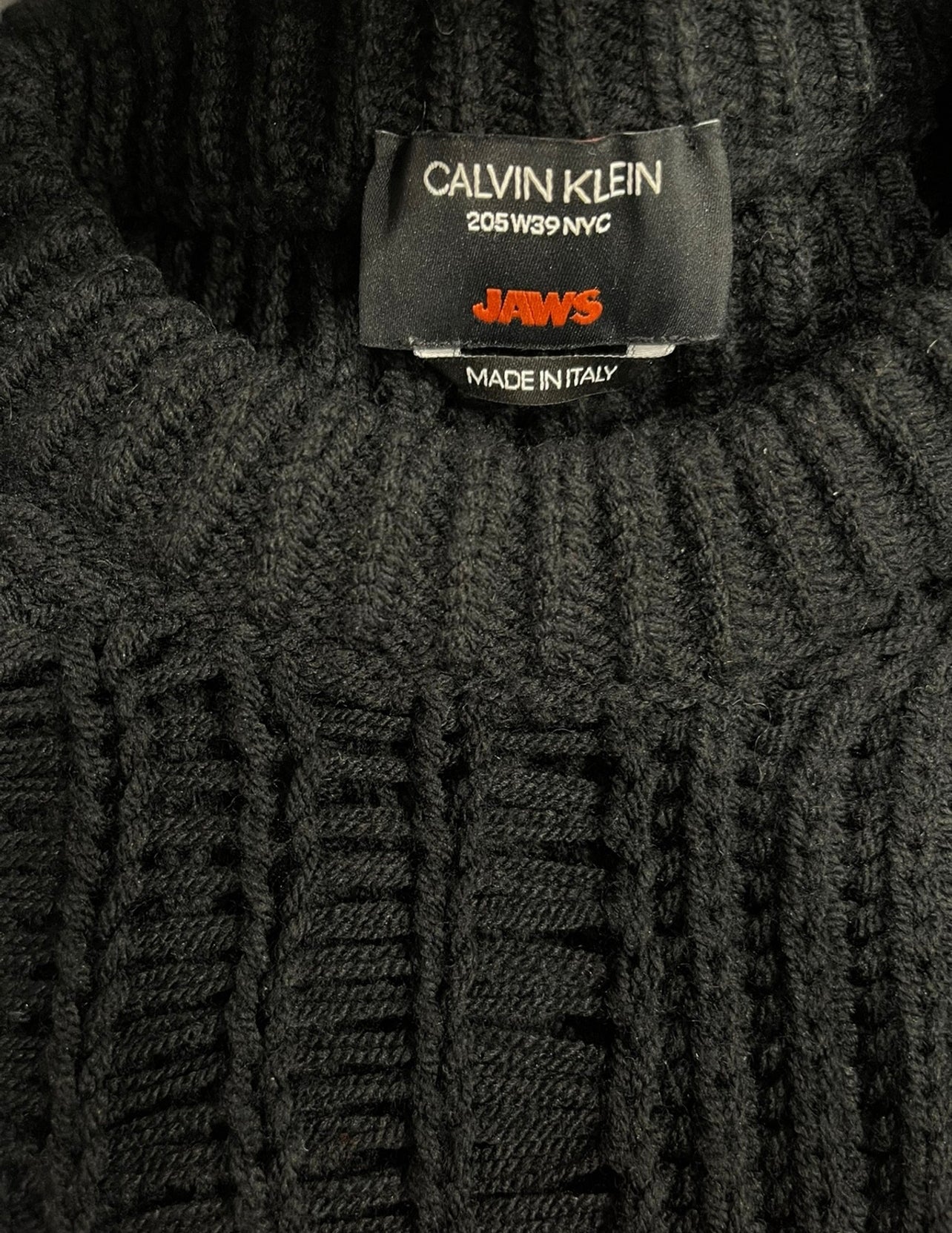 Calvin Klein 205W39NYC x Raf Simons Jaws Knit Sweater